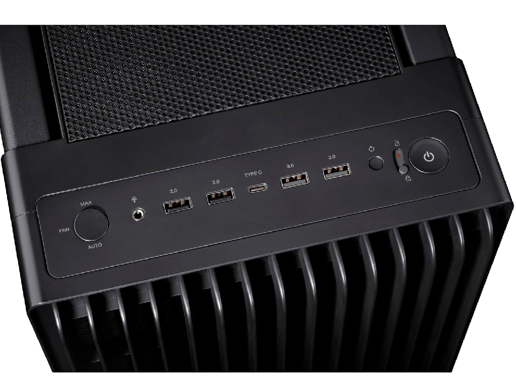 Case ATX Asus ProArt PA602, 2x200mm 1x140mm, PWM Hub Tempered Glass Dust Filter 2XUSBX20 2XUSB 32 1XUSBC 4X3525 4X25 Black Pn 90RC0120M0UAY0 Model Proart PA602 Case Size Mi - миниатюра 5