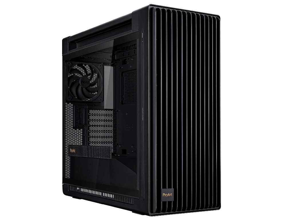 Case ATX Asus ProArt PA602, 2x200mm 1x140mm, PWM Hub Tempered Glass Dust Filter 2XUSBX20 2XUSB 32 1XUSBC 4X3525 4X25 Black Pn 90RC0120M0UAY0 Model Proart PA602 Case Size Mi