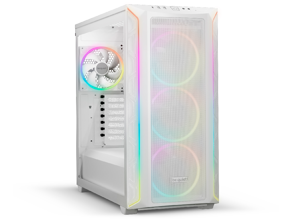 Case ATX be quiet! Shadow Base 800 FX, w/o PSU, 4x140mm, ARGB, 2xUSB 3.2, 1xUSB Type C, TG, White