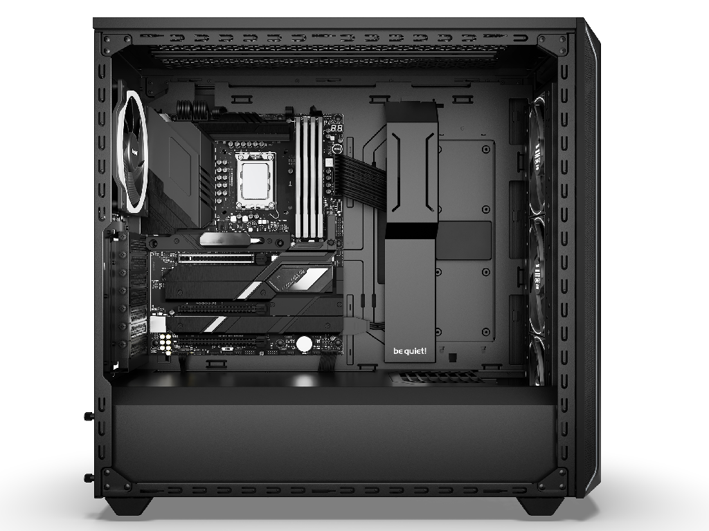 Case ATX be quiet! Shadow Base 800 FX Black, w/o PSU, 4x140mm, ARGB, 2xUSB 3.2, 1xUSB Type C, TG - миниатюра 5