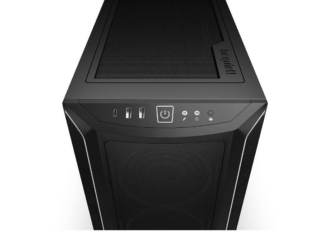 Case ATX be quiet! Shadow Base 800 FX Black, w/o PSU, 4x140mm, ARGB, 2xUSB 3.2, 1xUSB Type C, TG - миниатюра 4