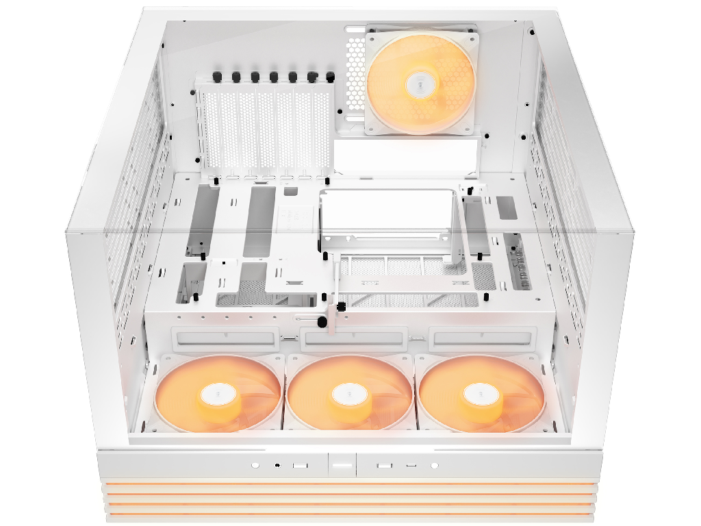 Case Atx Be Quiet Ligh Base 600 Lx Wo Psu 4X120MM Argb Fan Argb Strips Front Side Tg Df Vga Holder Usbc 2XUSB32 1X35 2X25 White General Data Model Light Base 600 Lx White Color - миниатюра 2