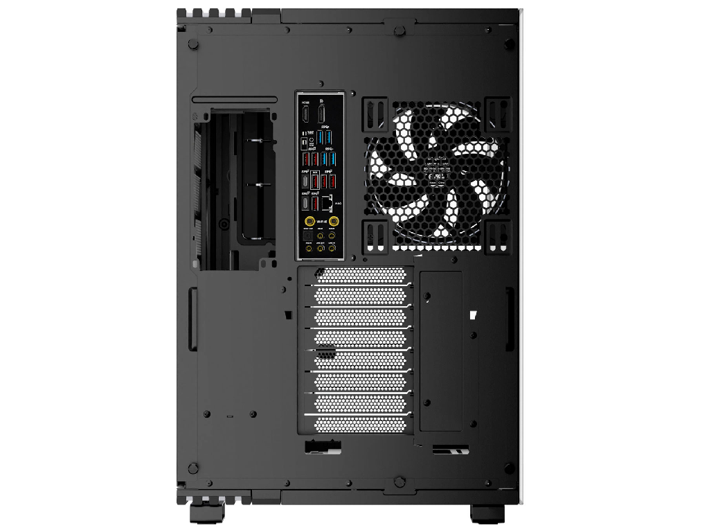 Case EATX be quiet! Ligh Base 900 DX, w/o PSU, ARGB strips Hub, Front Side Tempered Glass, DF, VGA holder, USB-C, 2xUSB3.2, 1x3.5", 4x2.5", Black - миниатюра 4
