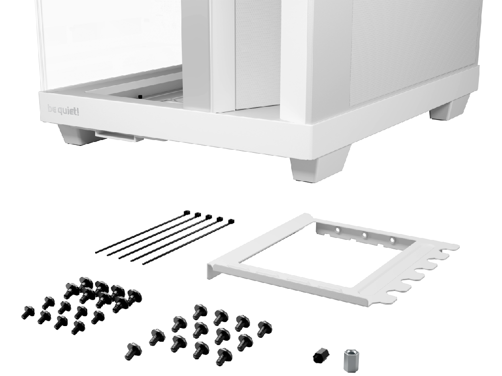Case ATX be quiet! Ligh Base 500 LX, w/o PSU, 4x120mm ARGB fan, Front Side TG, DF, USB-C, 2xUSB3.2, 1x3.5", 2x2.5", ARGB controller, White - миниатюра 5