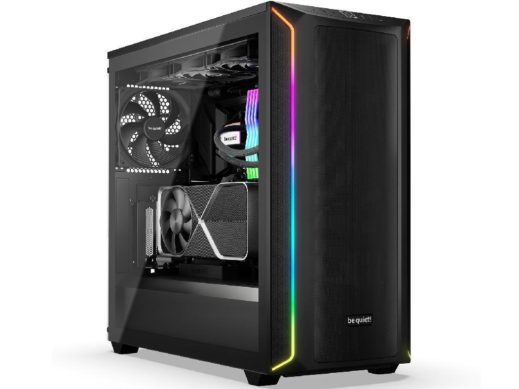 Case ATX be quiet! Shadow Base 800 DX, w/o PSU, 3x140mm, ARGB, 2xUSB 3.2, 1xUSB Type C, TG, Black - миниатюра 3