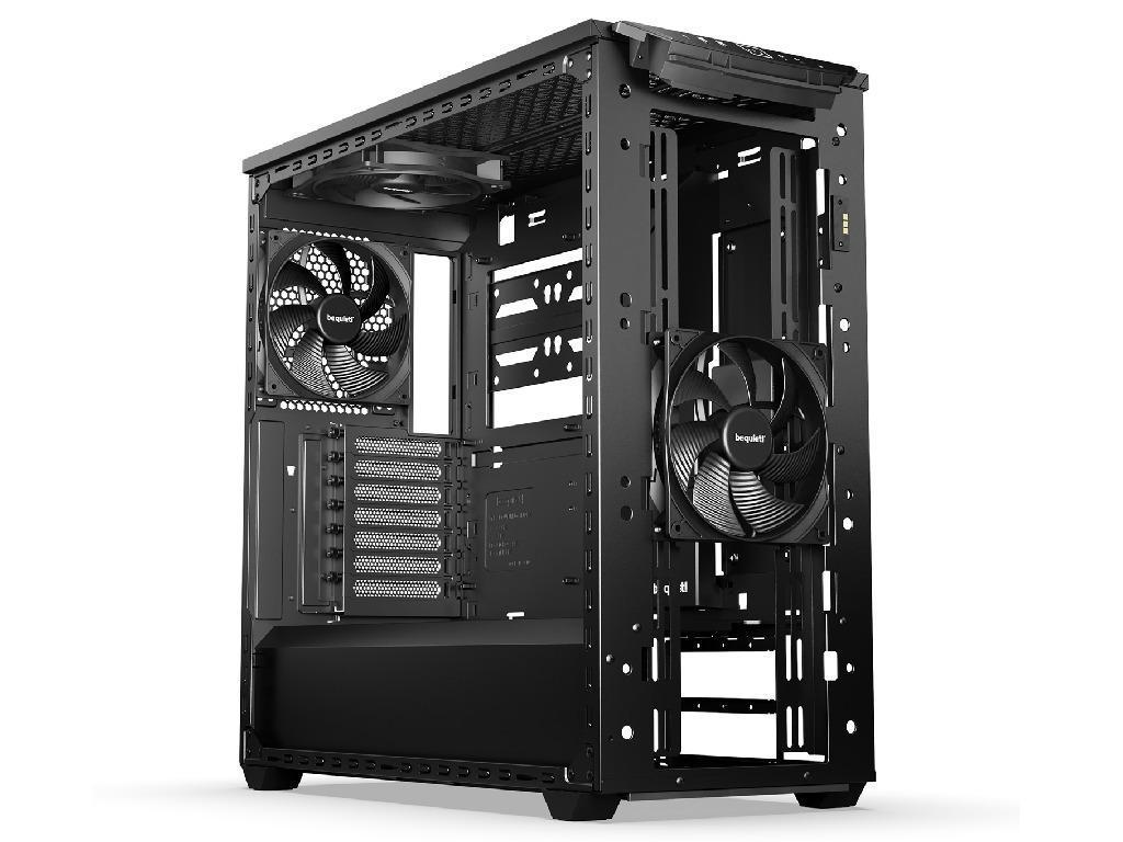 Case ATX be quiet! Shadow Base 800 DX, w/o PSU, 3x140mm, ARGB, 2xUSB 3.2, 1xUSB Type C, TG, Black - миниатюра 2