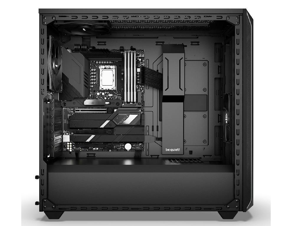 Case ATX be quiet! Shadow Base 800 DX, w/o PSU, 3x140mm, ARGB, 2xUSB 3.2, 1xUSB Type C, TG, Black - миниатюра 6