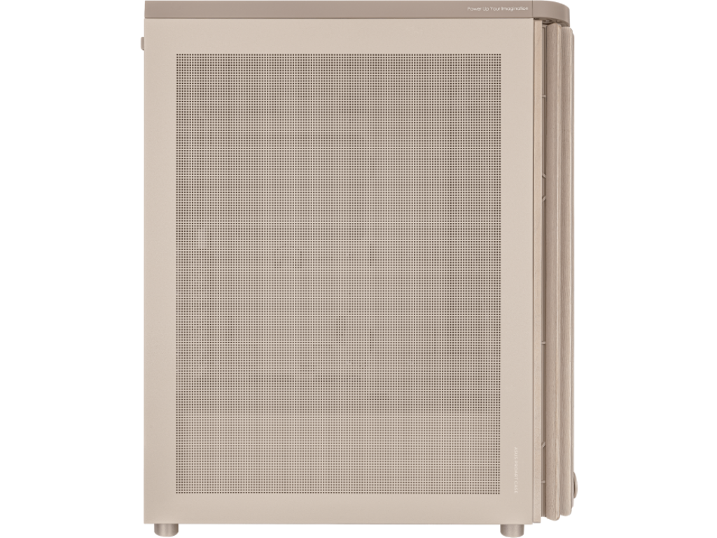 Case ATX ASUS ProArt PA401 Wood Edition Beige - Mesh Pa Panel No Psu Mesh Panel Side 2X160 Mm Fans Front 1X120 Mm Fan Rear 2XUSB 32 GEN1 USB 32 GEN2 Type C Audioout Mic Carcasakorpus - миниатюра 5