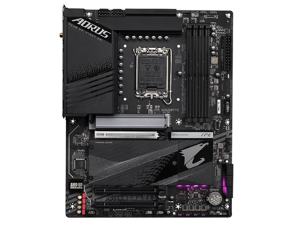 Gigabyte Z790 AORUS ELITE AX DDR5 ATX S1700 Factor de forma a placii de baza ATX Socket LGA1700 Chipset Intel Z790 Tip Memorie DDR5 SDRAM Capacitate max. Totala RAM 128 GB Sloturi memorie 4x DIMM - миниатюра 2