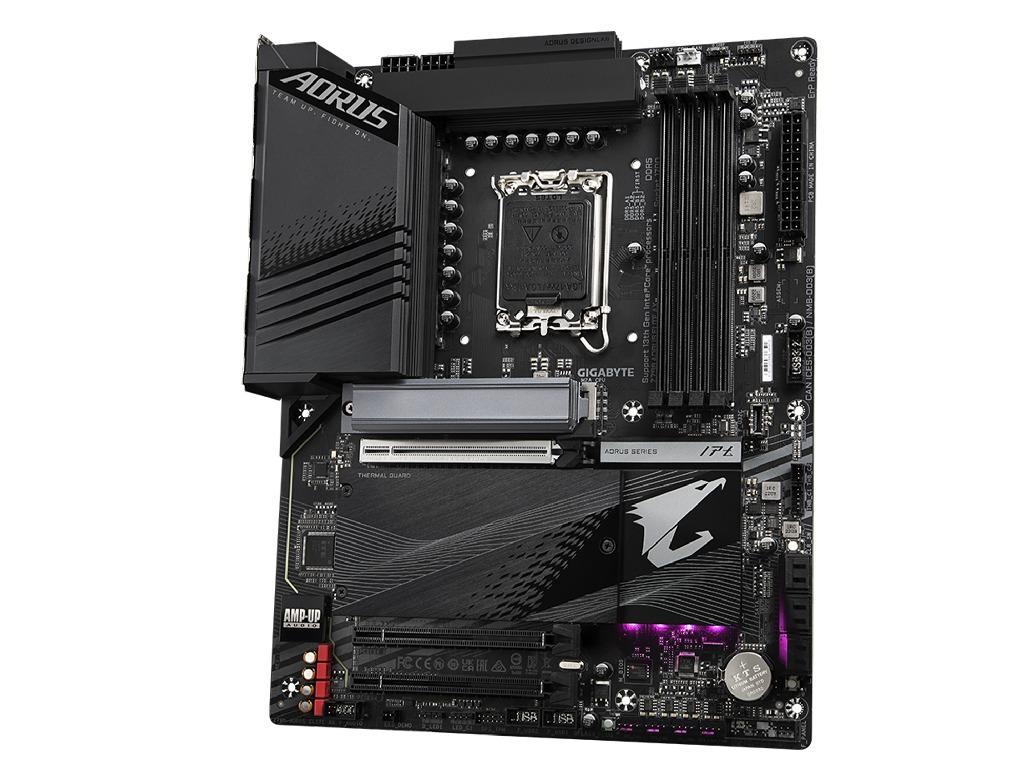 Gigabyte Z790 AORUS ELITE AX DDR5 ATX S1700 Factor de forma a placii de baza ATX Socket LGA1700 Chipset Intel Z790 Tip Memorie DDR5 SDRAM Capacitate max. Totala RAM 128 GB Sloturi memorie 4x DIMM - миниатюра 4