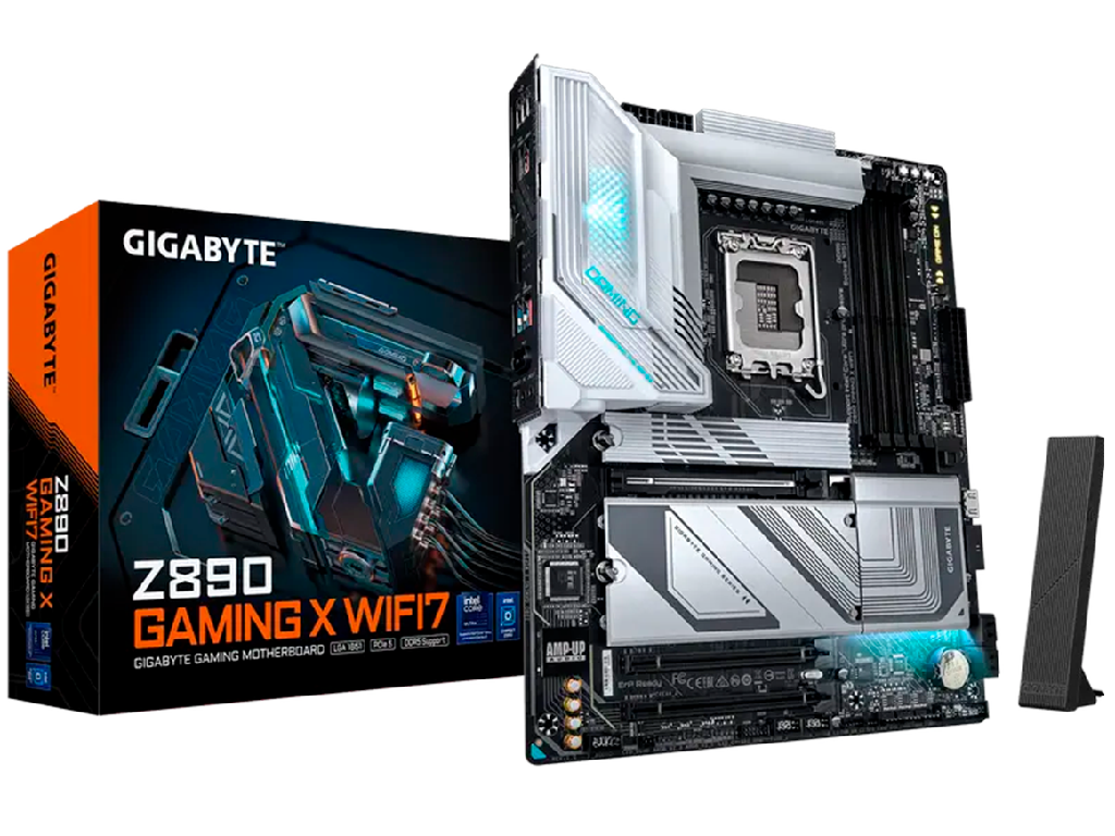 MB S1851 Gigabyte Z890 GAMING X WIFI7 ATX Factor de for Forma A Placii De Baza Atx Socket LGA1851 Chipset Intel Z890 Tip Memorie DDR5 Sdram Capacitate Max Totala RAM 256GB Sloturi Memorie 4X Dimm Frecven