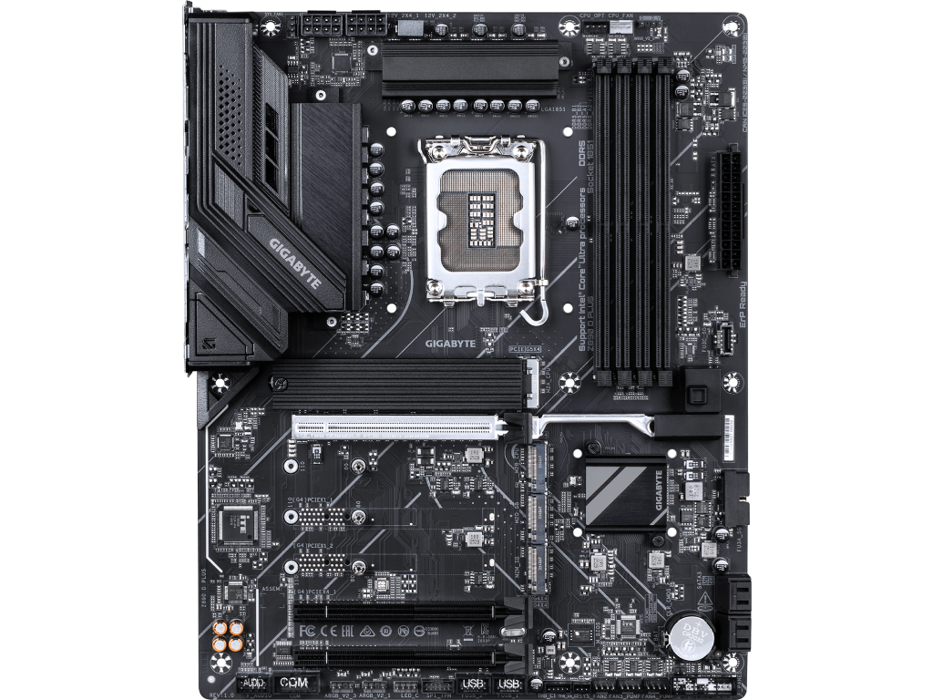 MB S1851 Gigabyte Z890 D PLUS ATX Factor de forma a pla Placii De Baza Atx Socket LGA1851 Chipset Intel Z890 Tip Memorie DDR5 Sdram Capacitate Max Totala RAM 256GB Sloturi Memorie 4X Dimm - миниатюра 2
