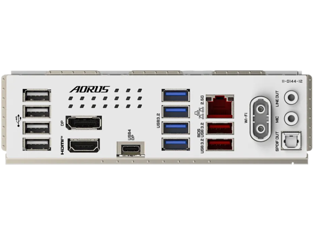 GIGABYTE B860 A ELITE WF7 ICE, Socket 1851, 17Phases, I Intel B860 Ultra 2 Series CPU CPU Graphics Hdmi Dp Dual 4XDDR59200 3XPCIE X16 50 4XSATA3 Raid 3XM2 50 Realtek 71SPDIF 25GB E La - миниатюра 5