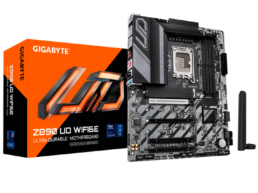 MB S1851 Gigabyte Z890 UD WIFI6E ATX Factor de forma a placii de baza ATX Socket LGA1851 Chipset Intel Z890 Tip Memorie DDR5 SDRAM Capacitate max. Totala RAM 256GB Sloturi memorie 4x DIMM Frecven%3Fa memorie 5600 MHz