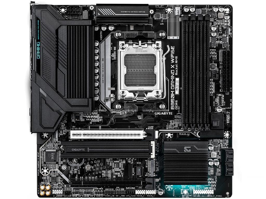 MB AM5 Gigabyte B850M GAMING X WF6E mATX Factor de form Forma A Placii De Baza Microatx Socket AM5 Chipset Amd B850 Tip Memorie DDR5 Sdram Capacitate Max Totala RAM 256GB Sloturi Memorie 4X Dimm Frecvent - миниатюра 2