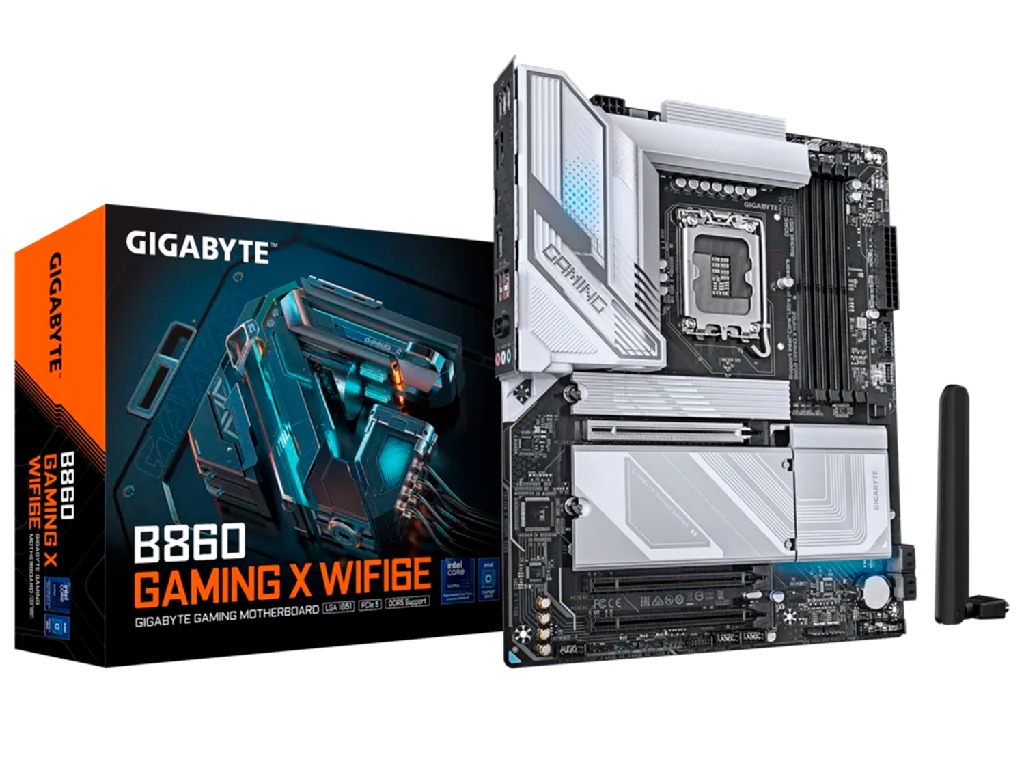 MB S1851 Gigabyte B860 GAMING X WIFI6E ATX Factor de fo Forma A Placii De Baza Atx Socket LGA1851 Chipset Intel B860 Tip Memorie DDR5 Sdram Capacitate Max Totala RAM 256GB Sloturi Memorie 4X Dimm Frecve
