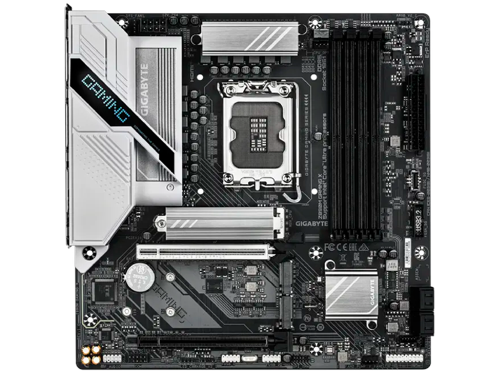 MB S1851 Gigabyte Z890M GAMING X mATX Factor de forma a placii de baza Micro-ATX Socket LGA1851 Chipset Intel Z890 Tip Memorie DDR5 SDRAM Capacitate max. Totala RAM 256GB Sloturi memorie 4x DIMM Frecven%3Fa memorie 5600 MHz - миниатюра 3