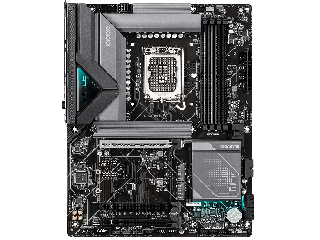MB S1851 Gigabyte B860 EAGLE WIFI6E ATX Factor de forma a placii de baza ATX Socket LGA1851 Chipset Intel B860 Tip Memorie DDR5 SDRAM Capacitate max. Totala RAM 256GB Sloturi memorie 4x DIMM Frecven%3Fa memorie 6400 MHz - миниатюра 2