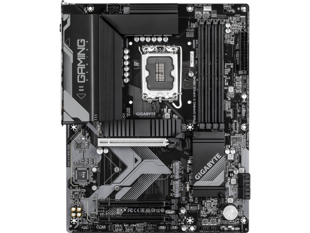 MB S1700 Gigabyte B760 G X WF6E GEN5 ATX Factor de form Forma A Placii De Baza Atx Socket LGA1700 Chipset Intel B760 Tip Memorie DDR5 Sdram Capacitate Max Totala RAM 256GB Sloturi Memorie 4X Dimm Frecvent - миниатюра 2
