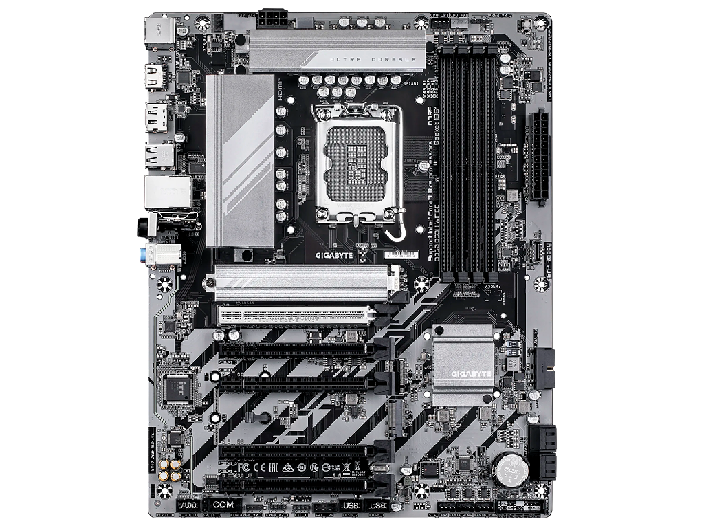 MB S1851 Gigabyte B860 DS3H WIFI6E ATX Factor de forma a placii de baza ATX Socket LGA1851 Chipset Intel B860 Tip Memorie DDR5 SDRAM Capacitate max. Totala RAM 256GB Sloturi memorie 4x DIMM Frecven%3Fa memorie 6400 MHz - миниатюра 3