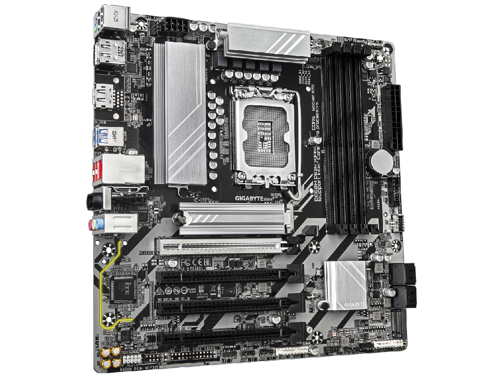 MB S1851 Gigabyte B860M DS3H WIFI6E mATX Factor de form Forma A Placii De Baza Microatx Socket LGA1851 Chipset Intel B860 Tip Memorie DDR5 Sdram Capacitate Max Totala RAM 256GB Sloturi Memorie 4X Dimm Fr - миниатюра 3