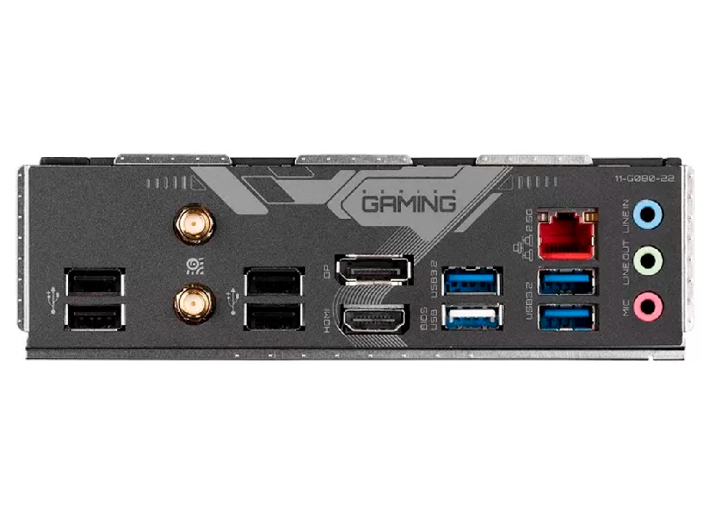 GIGABYTE B760M GAMING X AX, Socket 1700, Intel® B760 (1, 141312TH Gen CPU 10PHASES CPU Igpu Dual 4XDDR57600 Hdmi Dp 2XPCIE X16 4XSATA3 Raid 2XM2 40 ALC897 Hda 71 1X25GB E Lan WIFI6EBT) - миниатюра 5