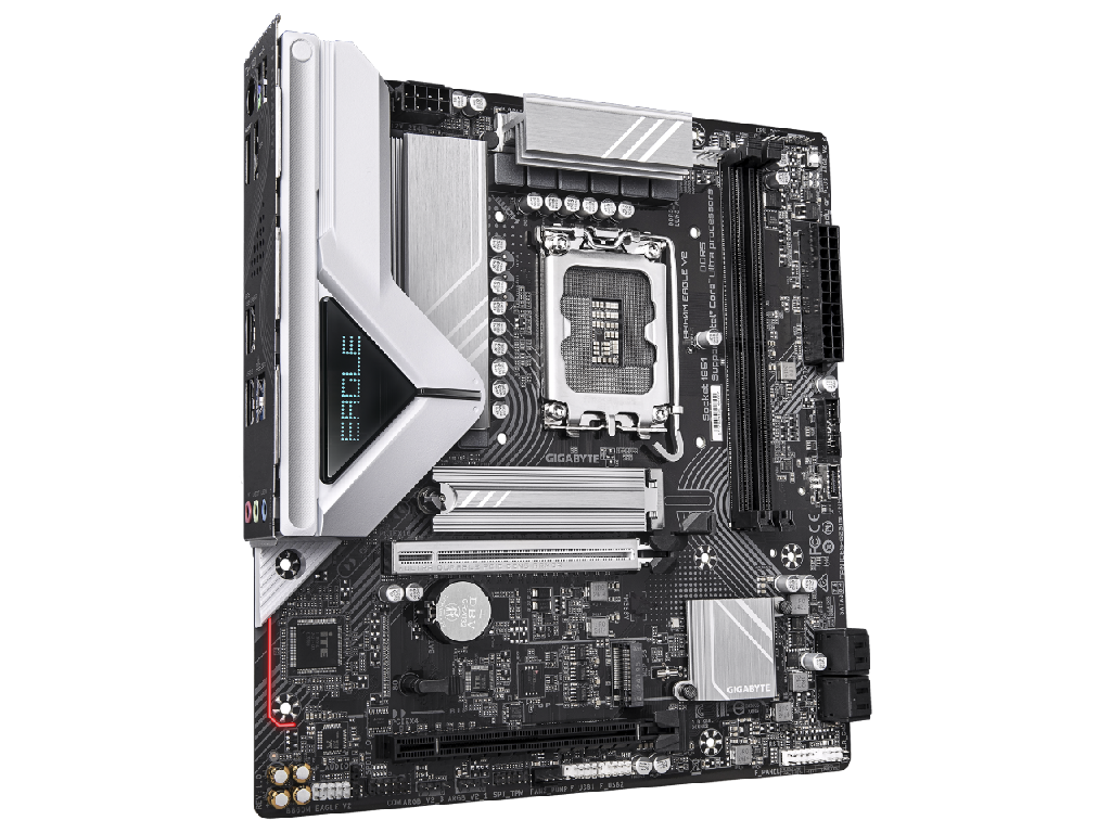MB S1851 Gigabyte B860M EAGLE V2 mATX Factor de forma a placii de baza Micro-ATX Socket LGA1851 Chipset AMD B860 Tip Memorie DDR5 SDRAM Capacitate max. Totala RAM 128 GB Sloturi memorie 2x DIMM Frecventa memorie 6400 MHz - миниатюра 3