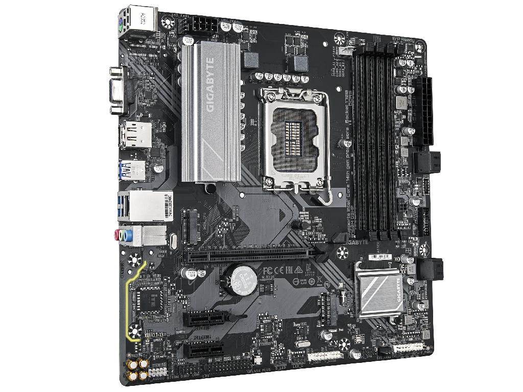 MB S1700 Gigabyte B760M D3HP WIFI6 mATX Factor de forma a placii de baza Micro-ATX Socket LGA1700 Chipset Intel B760 Tip Memorie DDR5 SDRAM Capacitate max. Totala RAM 192GB Sloturi memorie 4x DIMM Frecven%3Fa memorie 5600 MHz - миниатюра 3
