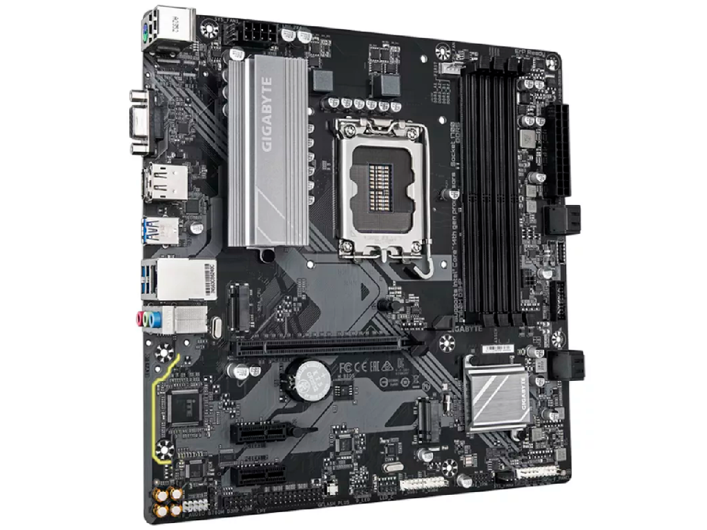 GIGABYTE B760M D3HP, Socket 1700, Intel® B760 (14/13/12th Gen CPU), 9Phases, CPU iGPU, Dual 4xDDR5-5600, VGA, HDMI, 1xDP, 1xPCIe X16, 4xSATA3, RAID, 2xM.2 4.0, 2xPCIe X1, ALC897 HDA 7.1, 1xGbE LAN, 5xUSB 3.2, RGB Fusion, mATX - миниатюра 2