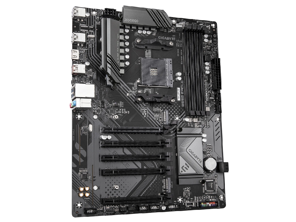 Mb AM4 Gigabyte B550 Eagle Atx Factor De Forma A Placii De Baza Atx Socket AM4 Chipset Amd B550 Tip Memorie DDR4 Sdram Capacitate Max Totala RAM 128 Gb Sloturi Memorie 4X Dimm Frecventa Memorie 3200 - миниатюра 3