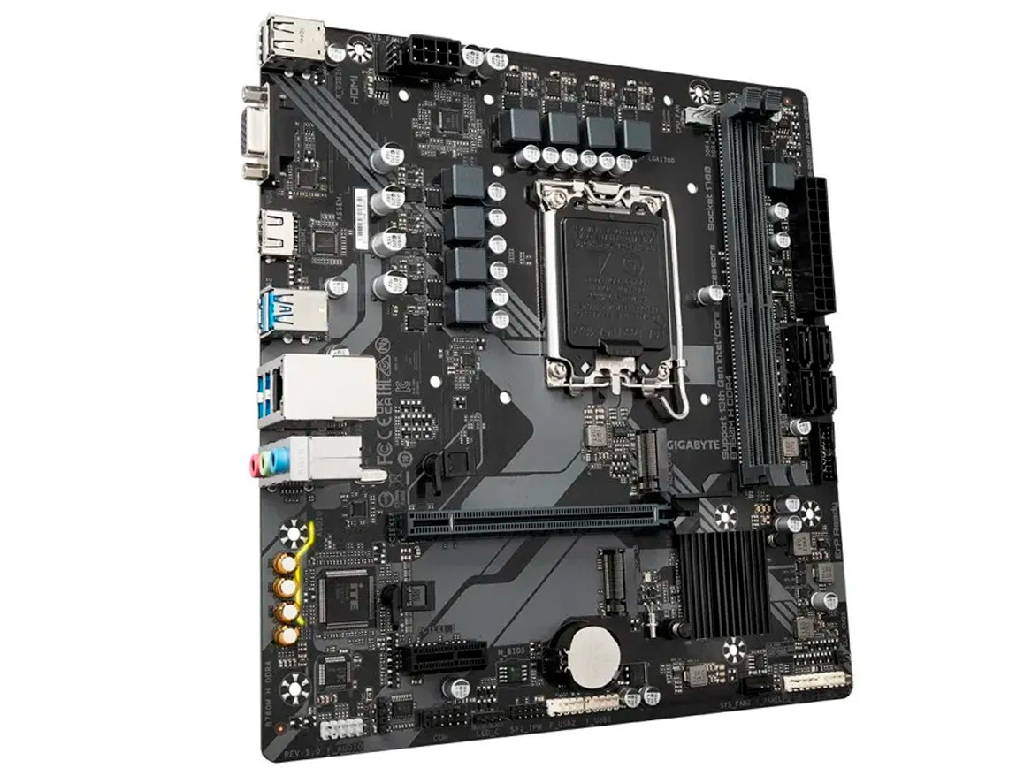 MB S1700 Gigabyte B760M H DDR4 mATX Factor de forma a p Placii De Baza Microatx Socket LGA1700 Chipset Intel B760 Tip Memorie DDR4 Sdram Capacitate Max Totala RAM 64GB Sloturi Memorie 2X Dimm Frecven - миниатюра 3