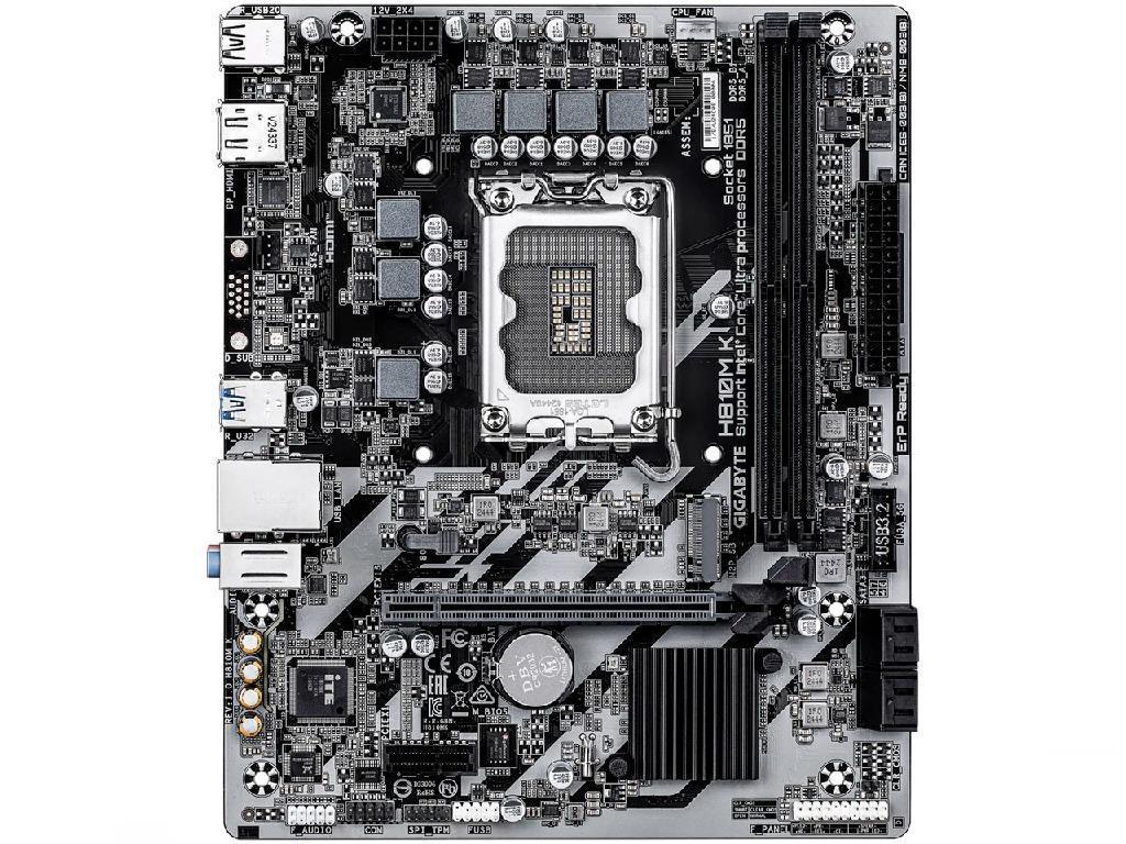 MB S1851 Gigabyte H810M K mATX Factor de forma a placii de baza Micro-ATX Socket LGA1851 Chipset Intel H810 Tip Memorie DDR5 SDRAM Capacitate max. Totala RAM 128 GB Sloturi memorie 2x DIMM Frecventa memorie 6400 MHz - миниатюра 2