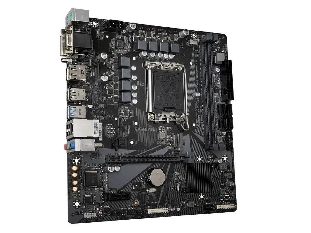 MB S1700 Gigabyte H610M S2H V2 mATX Factor de forma a p Placii De Baza Microatx Socket LGA1700 Chipset Intel H610 Tip Memorie DDR5 Sdram Capacitate Max Totala RAM 96GB Sloturi Memorie 2X Dimm Fr - миниатюра 3