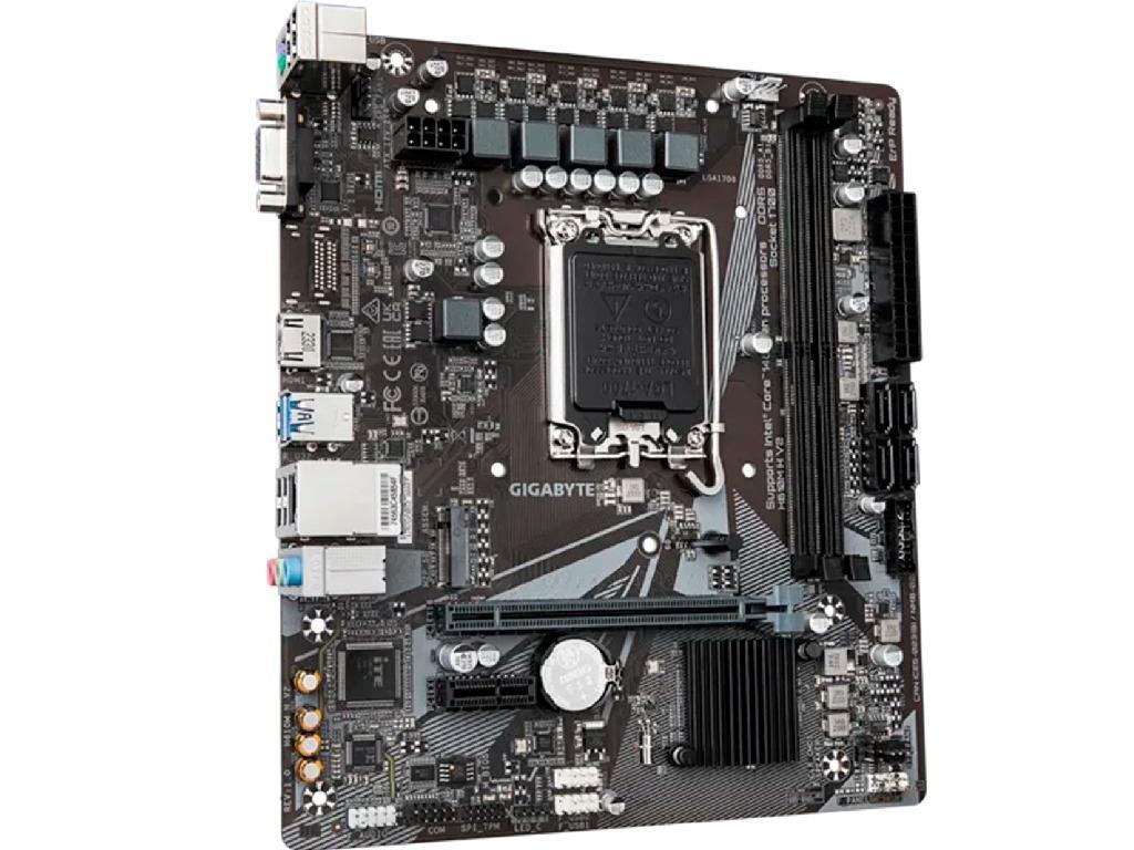 Mb S1700 Gigabyte H610M H V2 Matx Factor De Forma A Placii De Baza Microatx Socket LGA1700 Chipset Intel H610 Tip Memorie DDR5 Sdram Capacitate Max Totala RAM 64GB Sloturi Memorie 2X Dimm Frec - миниатюра 3
