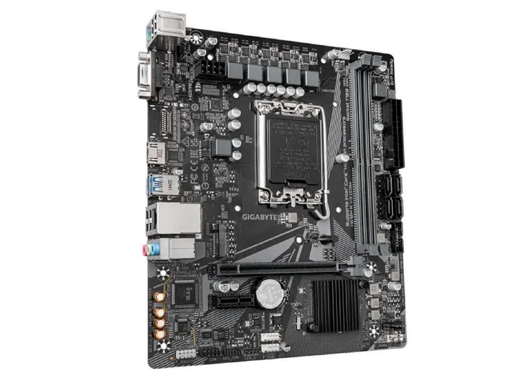 MB S1700 Gigabyte H610M H V3 DDR4 mATX Factor de forma a placii de baza Micro-ATX Socket LGA1700 Chipset Intel H610 Tip Memorie DDR4 SDRAM Capacitate max. Totala RAM 64GB Sloturi memorie 2x DIMM Frecven%3Fa memorie 3200 MHz - миниатюра 3
