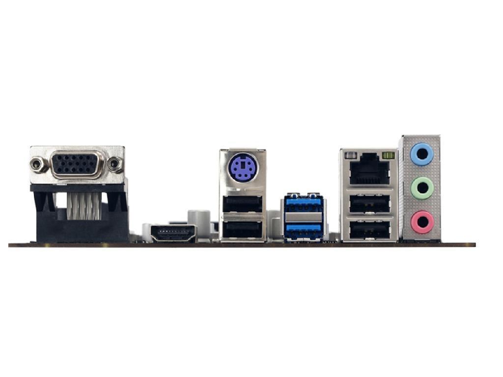 BIOSTAR H610MH D5, Socket 1700, Intel® H610 (13/12th Gen CPU), CPU graphics, VGA, HDMI, Dual 2xDDR5-4800, 1xPCIe X16 4.0, 4xSATA3, 1xPCIe X1, 1xM.2, ALC897 HDA, 1xGbE LAN, 4xUSB3.2, mATX - миниатюра 4
