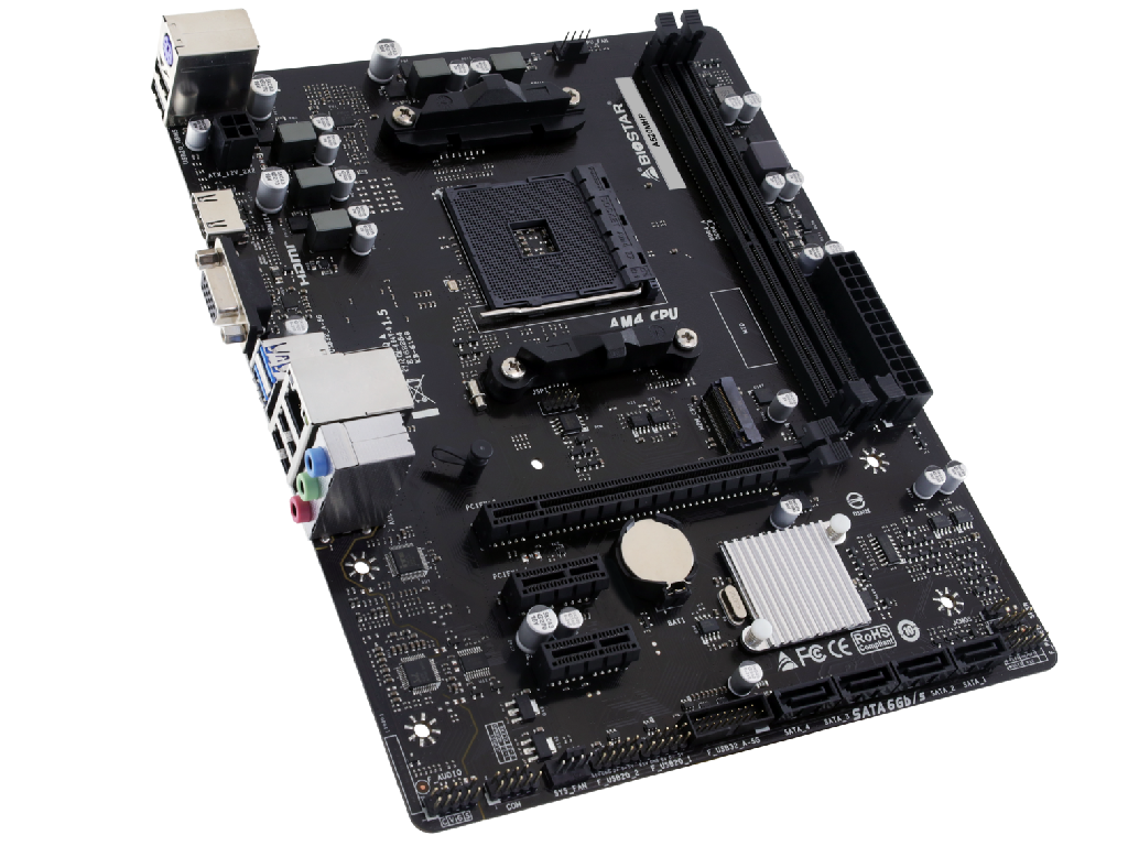 BIOSTAR A520MHP, Socket AM4, AMD A520, Dual 2xDDR4-4400+, APU AMD graphics, VGA, HDMI, 1xPCIe X16, 4xSATA3, RAID, 1xM.2 Slot, 2xPCIe X1, ALC897 HDA, GbE LAN, 4xUSB3.2, mATX - миниатюра 3