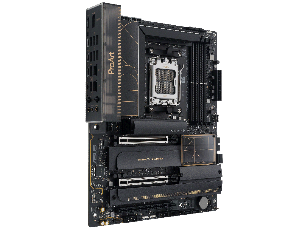 MB AM5 Asus ProArt X870E-CREATOR WIFI ATX Factor de forma a placii de baza ATX Socket AM5 Chipset AMD X870E Tip Memorie DDR5 SDRAM Capacitate max. Totala RAM 256GB Sloturi memorie 4x DIMM Frecventa memorie 4400 MHz - миниатюра 3