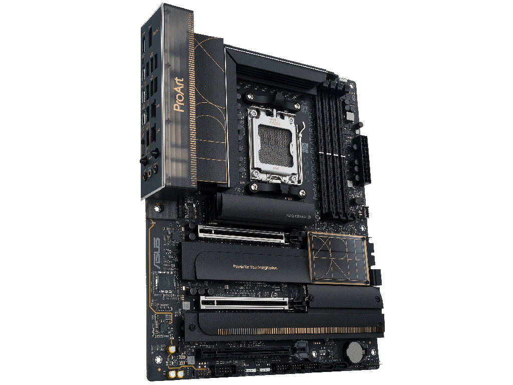 MB AM5 Asus ProArt X870E-CREATOR WIFI ATX Factor de forma a placii de baza ATX Socket AM5 Chipset AMD X870E Tip Memorie DDR5 SDRAM Capacitate max. Totala RAM 256GB Sloturi memorie 4x DIMM Frecventa memorie 4400 MHz - миниатюра 4