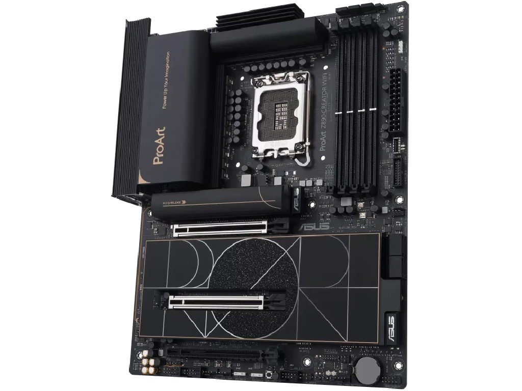 MB S1851 Asus PROART Z890-CREATOR WIFI ATX Factor de forma a placii de baza ATX Socket LGA1851 Chipset Intel Z890 Tip Memorie DDR5 SDRAM Capacitate max. Totala RAM 256GB Sloturi memorie 4x DIMM - миниатюра 5