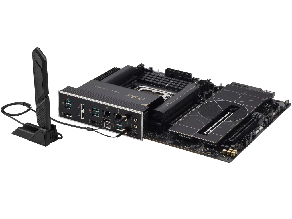 MB S1851 Asus PROART Z890-CREATOR WIFI ATX Factor de forma a placii de baza ATX Socket LGA1851 Chipset Intel Z890 Tip Memorie DDR5 SDRAM Capacitate max. Totala RAM 256GB Sloturi memorie 4x DIMM - миниатюра 7