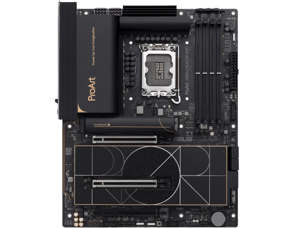 MB S1851 Asus PROART Z890-CREATOR WIFI ATX Factor de forma a placii de baza ATX Socket LGA1851 Chipset Intel Z890 Tip Memorie DDR5 SDRAM Capacitate max. Totala RAM 256GB Sloturi memorie 4x DIMM - миниатюра 2