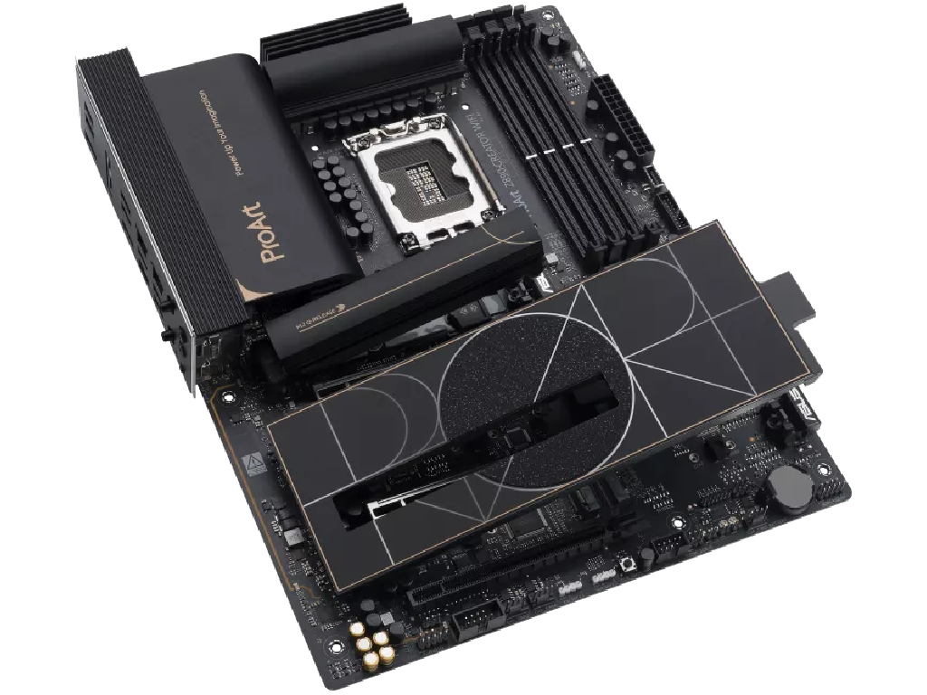 MB S1851 Asus PROART Z890-CREATOR WIFI ATX Factor de forma a placii de baza ATX Socket LGA1851 Chipset Intel Z890 Tip Memorie DDR5 SDRAM Capacitate max. Totala RAM 256GB Sloturi memorie 4x DIMM - миниатюра 4