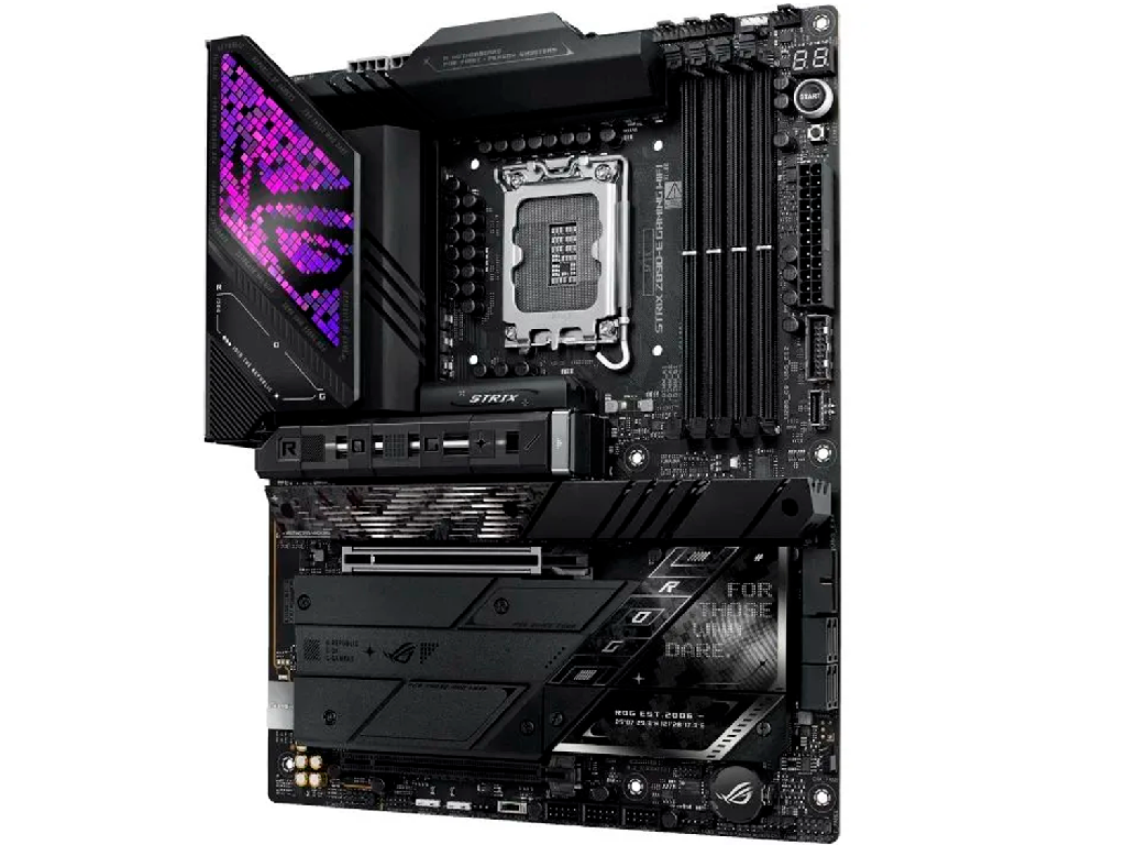 MB S1851 Asus ROG STRIX Z890-E GAMING WIFI ATX Factor de forma a placii de baza ATX Socket LGA1851 Chipset Intel Z890 Tip Memorie DDR5 SDRAM Capacitate max. Totala RAM 192GB Sloturi memorie 4x DIMM - миниатюра 4