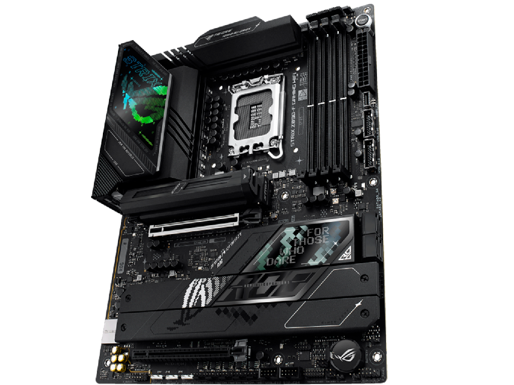MB S1851 Asus ROG STRIX Z890-F GAMING WIFI ATX Factor de forma a placii de baza ATX Socket LGA1851 Chipset Intel Z890 Tip Memorie DDR5 SDRAM Capacitate max. Totala RAM 192GB Sloturi memorie 4x DIMM - миниатюра 8