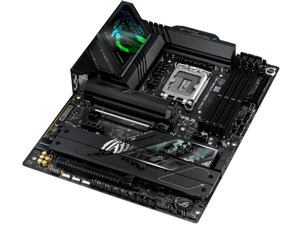 MB S1851 Asus ROG STRIX Z890-F GAMING WIFI ATX Factor de forma a placii de baza ATX Socket LGA1851 Chipset Intel Z890 Tip Memorie DDR5 SDRAM Capacitate max. Totala RAM 192GB Sloturi memorie 4x DIMM - миниатюра 5