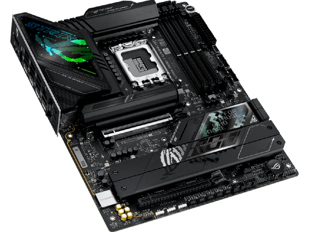 MB S1851 Asus ROG STRIX Z890-F GAMING WIFI ATX Factor de forma a placii de baza ATX Socket LGA1851 Chipset Intel Z890 Tip Memorie DDR5 SDRAM Capacitate max. Totala RAM 192GB Sloturi memorie 4x DIMM - миниатюра 4