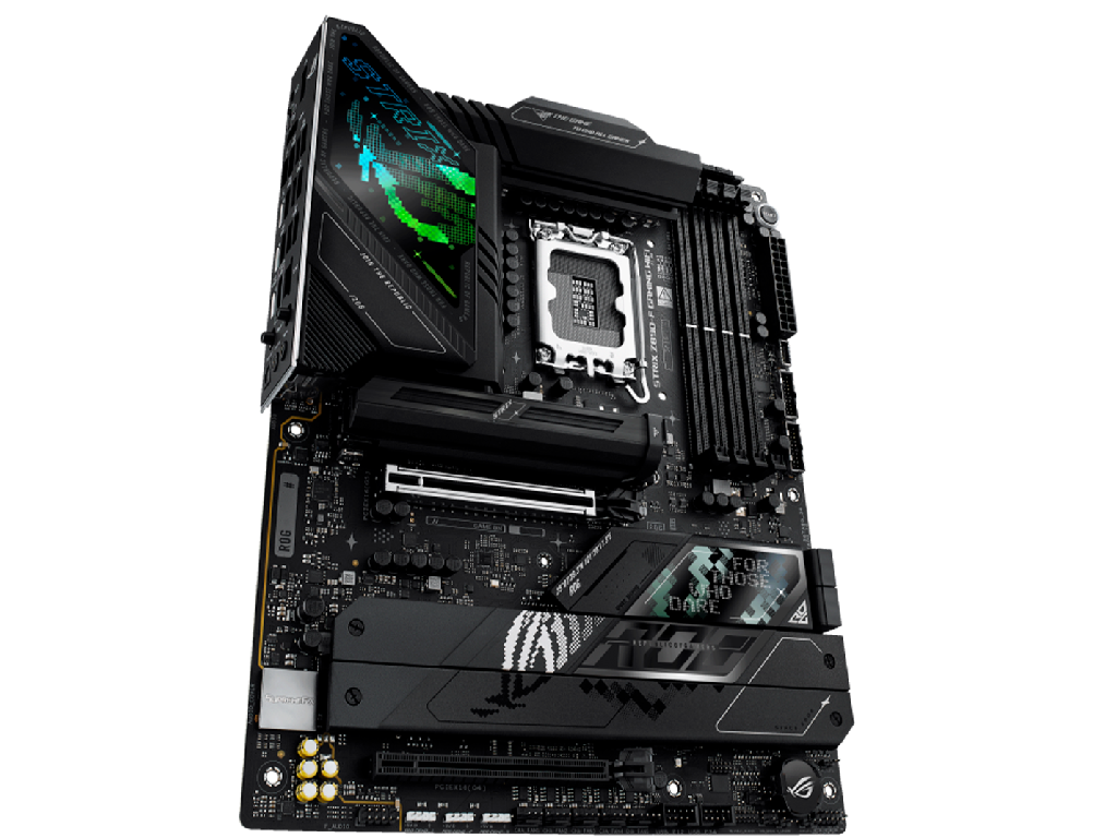 MB S1851 Asus ROG STRIX Z890-F GAMING WIFI ATX Factor de forma a placii de baza ATX Socket LGA1851 Chipset Intel Z890 Tip Memorie DDR5 SDRAM Capacitate max. Totala RAM 192GB Sloturi memorie 4x DIMM - миниатюра 7
