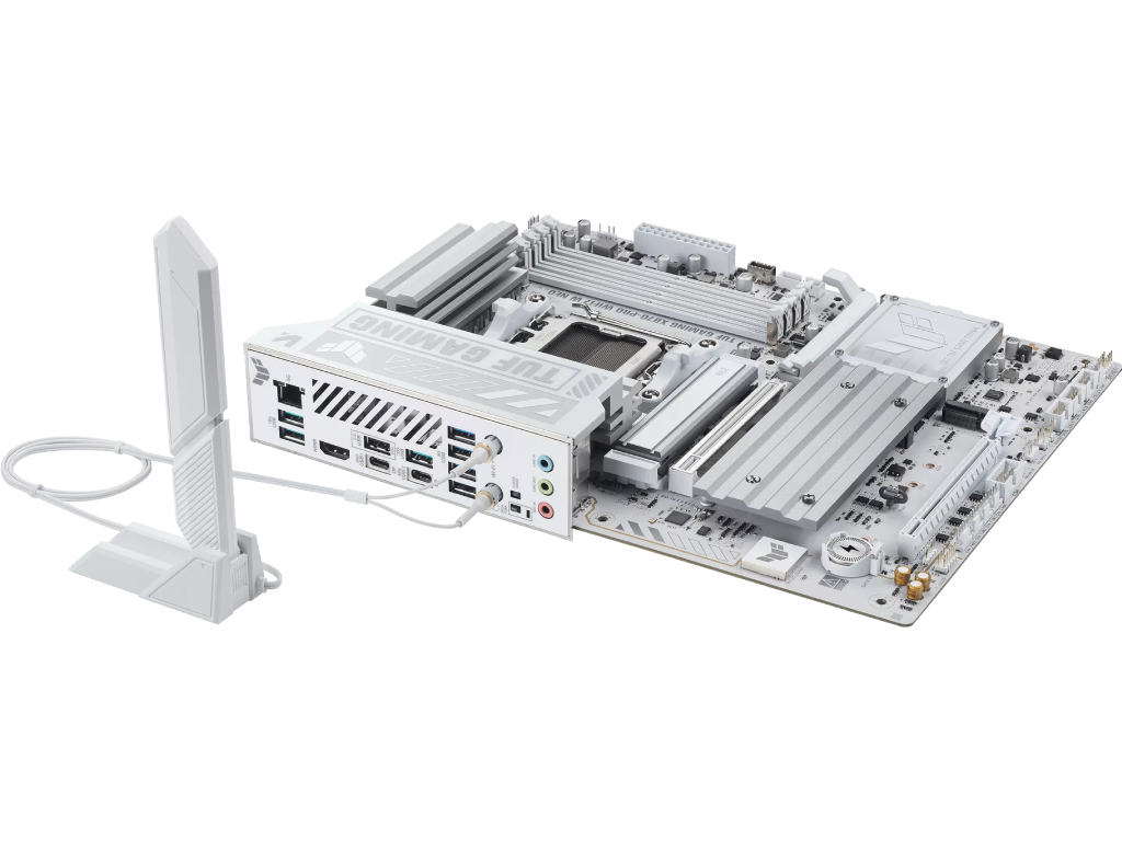 ASUS TUF GAMING X870-PRO WIFI7 W NEO AMD X870, AM5, Dual DDR5 8600+ MHz, PCI-E 5.0 x16, HDMI/2xUSB4 USB Type-C Display Output, SATA PCIe RAID, 2xM.2 PCIe 5.0 x4 Socket, 2xM.2 PCIe 4.0 x4, SB 8-Ch., WiFi7 (placa de baza/материнская плата) - миниатюра 6