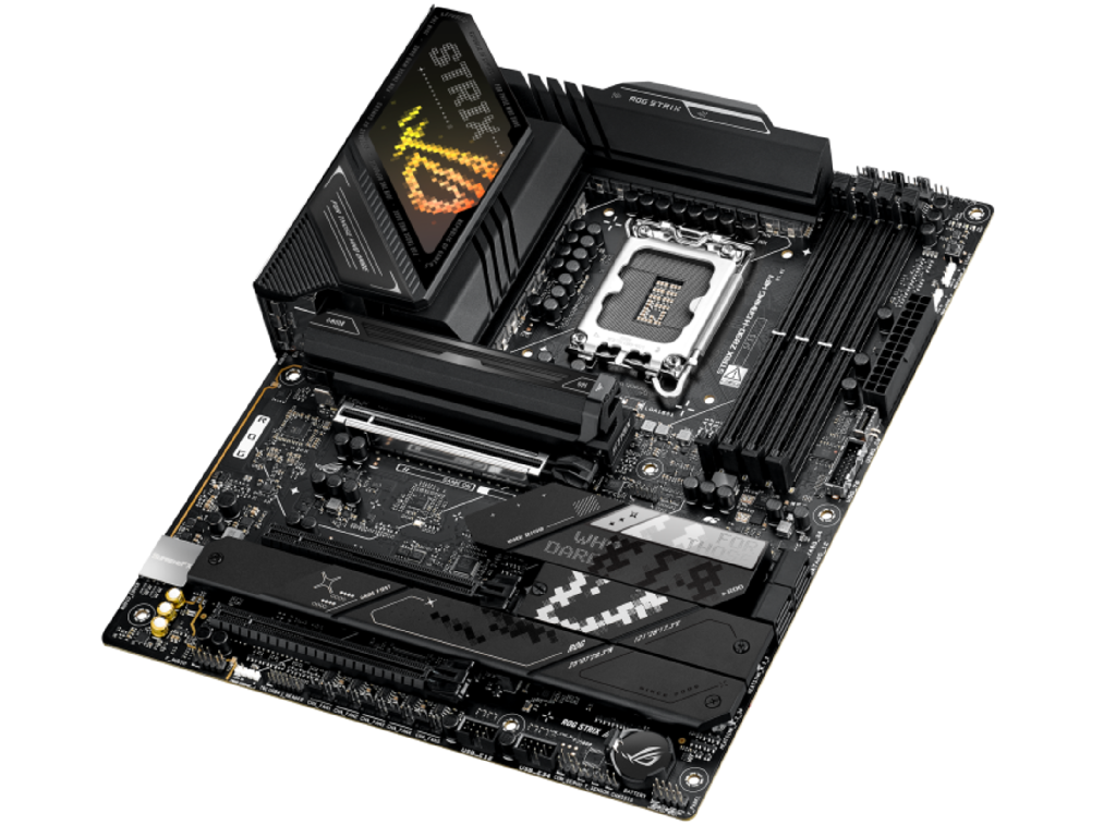 ASUS ROG STRIX Z890-H GAMING WIFI Intel Z890, LGA1851, Dual DDR5 9066+ MHz, PCIe 5.0 x16, 2xPCIe 4.0 x16, DP/HDMI, PCIe RAID, SATA RAID, M.2 PCIe 5.0 x4, 3xM.2 slots PCIe 4.0 x4, SB 8-Ch., Wi-Fi 7 802.11be BT5.4, 2.5Gb Ethernet, Aura - миниатюра 4